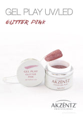Glitter Pink - Akzentz Gel Play UV/LED